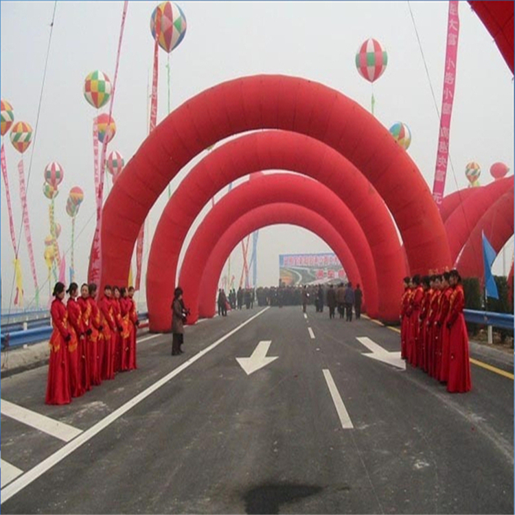 江苏商场开业纯红拱门
